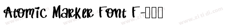 Atomic Marker Font F字体转换